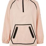 Ivy Park Women’s Perforated Mesh Hooded Pullover Jacket in Dusty Pink Size S Photo 2
