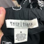 White House | Black Market size 6 black dress lace on bottom hem padded bodice Photo 5