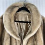 Sears Regina Glenara By Glenoit Faux Fur Cape Stole Shawl Collar Jacket Large Tan Photo 4