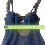 Victoria's Secret  Sheer Black Ruffle Bra Lingerie Babyboll Dress Size 34B Photo 5