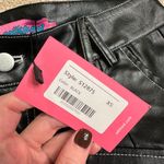 Edikted ‎ Faye Faux Leather Cargo Pants Photo 3