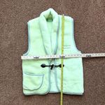 Hiromichi Nakano Vest Women’s Unisex Large Lime Green Cozy Artsy Lagen Photo 7