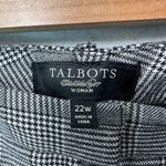 Talbots  Woman 22W Plaid Glen‎ Check Career Cropped Pants Trousers Business Photo 3