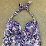 Calvin Klein New with tags  python print tankini in size small Photo 3
