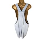 Wild Fable  Denim Overall Jumper Dress Raw Hem Pocket Detail Light Wash L Photo 1