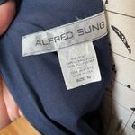Alfred Sung NWOT Keyhole Pleated Overlay A-line Formal Evening Prom Gown Satin Designer Luxury Photo 8