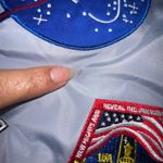 Hudson  outerwear USA NASA women’s Bomber Jacket size L Photo 6