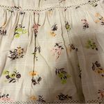 Urban Outfitters  Floral Cream Mini Tiered Babydoll Dress Photo 2