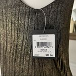Rachel Roy Shimmering Sleeveless Blouse in Black/Gold Metallic Size S NEW w/Tag Photo 4