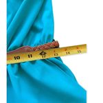 Papaya | Sleeveless Ruffle Top Turquoise Romper sz M Photo 5