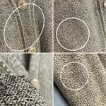 St. John Sport Knit Jacket Tan Variegated Knit Size Small FLAWS Women Dog Show Photo 6