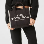 Marc Jacobs  The Jacquard Medium Tote‎ Bag Black/White Photo 0