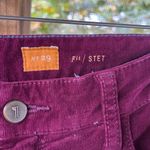 Pilcro and the Letterpress Anthropologie Pilcro Stet Cords Burgundy Tapered Leg Ankle Zip Size 29" Photo 5
