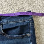 American Eagle Denim Shorts Dark Wash Frayed Hem Cuffed Womens Photo 1