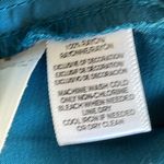 Loft Teal Lace Hem Satin Shorts Photo 5