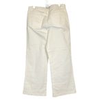 Eileen Fisher White Organic Cotton Blend Denim Boot Cut Jeans Women Sz 10 Photo 1