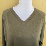Survival 1 Survival women L V-cut Longsleeve sweater w/side slits olive green  Photo 1