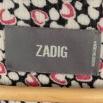 Zadig & Voltaire  Torks Print Coeur Top Red White Black Lace Photo 2