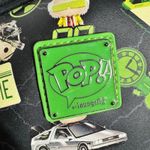 Lounge Fly  Back To The Future Plutonium GITD Plastic Empire NWT Mini Backpack Photo 9