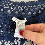 John Mark Embroidered ruffle tiered crochet patchwork blouse Photo 3