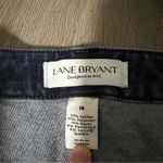 Lane Bryant Dark Wash High Rise Cropped Tapered Skinny Leg Jeans Size 18 Photo 4