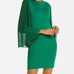 Alice + Olivia NWT Zaya Pleated Butterfly Long Sleeve Stretch Mini Dress Photo 2