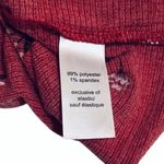 Maurice's  Red Floral Lace Up Tank Top •Size Medium Photo 6