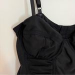 H&M Divided Modern Love Corset Black Lingerie Top Large Mesh Fitted Photo 1