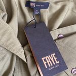 Frye  Addie Western olive green button down top NWT Photo 4