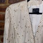 Suzelle Vintage Gold Beige Metallic Knit One Photo 2