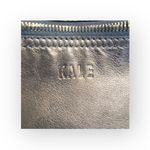 HTF: new Kale 𖦹 Diego Leather Messenger Flap Bag 𖦹 Choc Metallic Suede Lined Photo 9