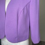 Maya Brooke Women's Lavender Cropped 3/4 Sleeve Open Front Blazer Size 14 Purple Photo 1