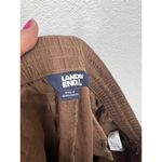 Lands' End  Womens Wide Leg Linen Pants Size 18 Brown Photo 4