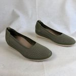 Vionic Jacey Knit Wedge Flats Olive Green Women's Size 11 Comfort Shoes Casual Photo 4