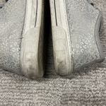 P448  Sally Italian Low Top Animal Cobra Silver Sneakers Shoe Womens 40 US 9.5 10 Photo 9