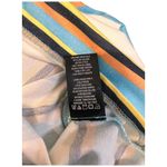 New AFRM Womens Size 3X Jorja Cropped Top Striped Ruched Cap Sleeves Multi Photo 4