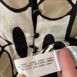 ZARA  Tan Black Button Down Long Sleeve Shirt Geometric Print Women's size Small Photo 9