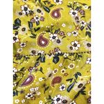 Three Stars Dress Sz Large Floral Ruffle Tiered Prairie Bohemian Boho Festival Photo 12