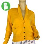 STUDIO MICHELLE STUART VINTAGE 1990'S YELLOW KNIT CARDIGAN (S) Photo 2