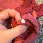 Lululemon Dance Studio Jacket Rib Sleeve Red Size 12 Photo 5