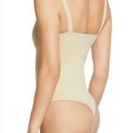 WAYF Corset Style Cupped Bodysuit Thong Beige/Tan Photo 1