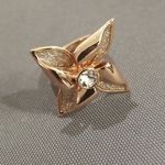 Ted Baker 💕💕 Rose Gold Glitter Enamel Breeze Ring Photo 6