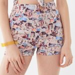 Urban Outfitters F36. beach print denim shorts, size 25, NWT Photo 0