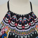 Laundry by Shelli Segal folk art halter one piece swimsuit size medium Photo 1