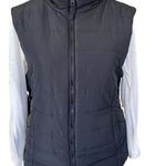 Aeropostale women’s black sleeveless zip up vest size medium fully lined Photo 0