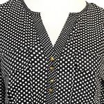 Red Camel  Black and White Polkadot Blouse Photo 2
