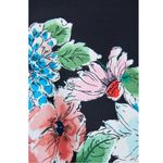 ZARA Floral Polka Dot Silky Satin Button Down Blouse Size XS Pearlescent Photo 2