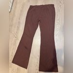 KHY by Kylie Jenner Sleek Soft Stretch Low Rise Chocolate Brown Pant Size 2X Black Photo 4