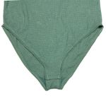 Free People All You Want Waffle Knit Bodysuit Women's XS Alpine Shade Green NWT Photo 4