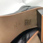 Free People  Sienna Ankle Boot Leather Square Toe Block Heel Black 40 US 9 Photo 7